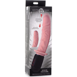 Master Series Power Pounder Vibrator Ρεαλιστικός Δονητής 30.5cm Flesh