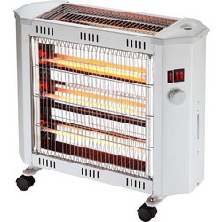 Eurolamp 300-41408 Σόμπα Χαλαζία 2400W με Θερμοστάτη Ανεμιστήρα και Υγραντήρα