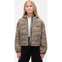 Gap Παιδικό Μπουφάν Χειμωνιάτικο Puffer Αντιανεμικό Καφέ Μπεζ 790017001