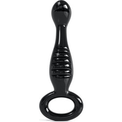 Pipedream Icicles No 68 Hand Blown Glass Πρωκτικό Dildo 16.5cm Μαύρο PD2868-00