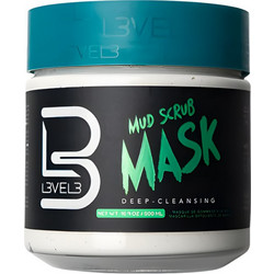 L3VEL3 Facial Mud Scrub Mask 500ml