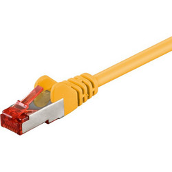 Goobay S/FTP Cat.6 Καλώδιο Δικτύου Ethernet 0.15m Yellow 92453