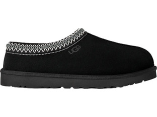UGG Tasman II Χειμερινές Ανδρικές Παντόφλες Κλειστές με Γούνα Μαύρες 1174671-BLK
