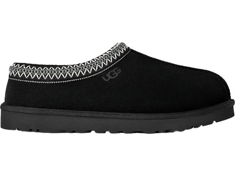 UGG Tasman II Χειμερινές Ανδρικές Παντόφλες Κλειστές με Γούνα Μαύρες 1174671-BLK