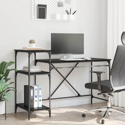 vidaXL Γραφείο Υπολογιστή Ξύλινο 135x50x90cm 881284