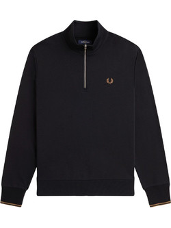 Fred Perry Ανδρικό Φούτερ Μαύρο M3574-S77