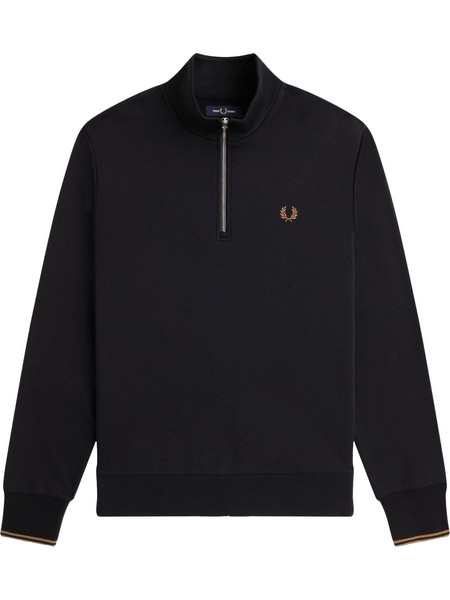 Fred Perry Ανδρικό Φούτερ Μαύρο M3574-S77