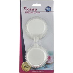 Viosarp Φόρμες Ζαχαροπλαστικής Χάρτινες για Muffin / Cupcake Στρογγυλές 50τμχ 5206753002246