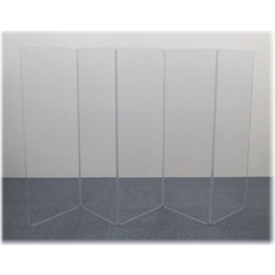 Clearsonic A2466x5 Drum Shield Ηχοαπορροφητικά Φύλλα 5τμχ