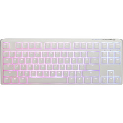 Ducky One 3 Pure Μηχανικό Gaming Πληκτρολόγιο TenKeyLess με Cherry MX Brown Διακόπτες RGB White