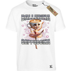 Takeposition Ballerina Cappuccina Παιδικό T-Shirt Κοντομάνικο Λευκό 806-1428