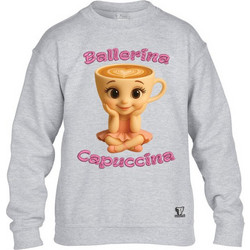 Takeposition Ballerina Cappuccina Παιδικό Φούτερ Γκρι 810-1432