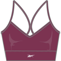 Reebok Αθλητικό Μπουστάκι με Μέτρια Στήριξη Μπορντό 100228372