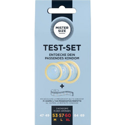 My.Size Test-Set Προφυλακτικά με Λιπαντικό 3τμχ