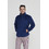 Noidinotte Χειμωνιάτικη Ανδρική Ρόμπα Fleece Navy Μπλε GE3070