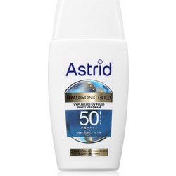 Astrid Hyaluronic Gold Αντηλιακό Γαλάκτωμα Προσώπου SPF50+ 50ml