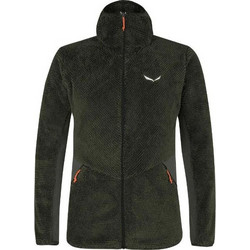 Salewa Ανδρική Ζακέτα Fleece με Κουκούλα και Φερμουάρ Πράσινη 27918-5281