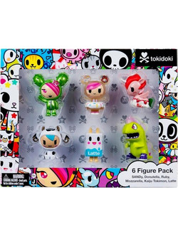 Jazwares Tokidoki 6 Figure Pack Σετ Φιγούρες Δράσης για 5+ Ετών 5cm