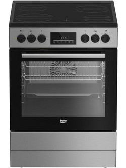 Beko CUV6732XG Κουζίνα Ηλεκτρική 72lt με Κεραμικές Εστίες 60cm
