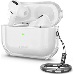 Tech-Protect Bounce Θήκη Σιλικόνης με Γάντζο για Apple AirPods Pro 3 Διαφανής