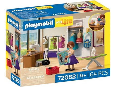 Playmobil My Life Ατελιέ Σχεδιάστριας Μόδας για 4+ Ετών 72082