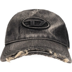 Diesel C-SEYMON Ανδρικό Καπέλο Jockey Υφασμάτινο Ανθρακί A19777-0DGAV-02