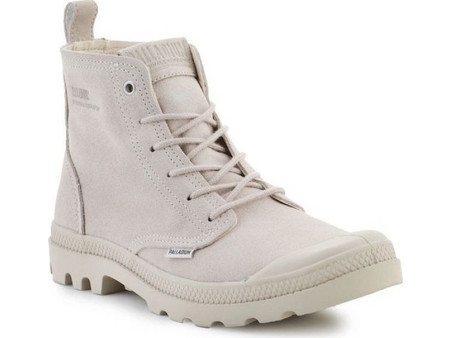 Palladium Pampa Hi Skin Ανδρικά Μποτάκια Λευκά Αδιάβροχα 74379-155