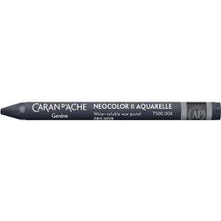 Caran d'Ache Neocolor II Κηρομπογιά Black Γκρι