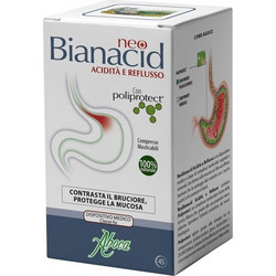 Aboca Neo Bianacid Πεπτικό Βοήθημα 45 Μασώμενα Δισκία