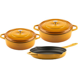 Hosse Kitchen Σετ Μαγειρικά Σκεύη από Ανοξείδωτο Ατσάλι 3τμχ 3800446850238 hosse46