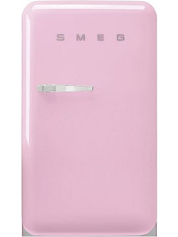 Smeg 50's Style FAB10HRPK6 Retro Μονόπορτο Ψυγείο 135lt Υ97xΠ54.5xΒ65.9cm Ροζ