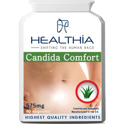 Healthia Candida Comfort 575mg Προβιοτικά 60 Κάψουλες