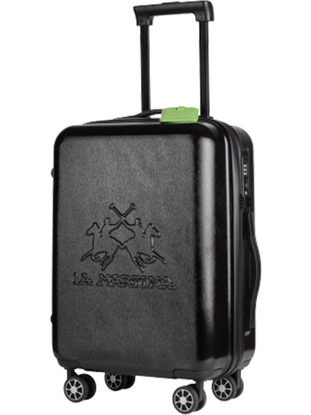 La Martina TR01629S Βαλίτσα Καμπίνας 55x39x21cm με 4 Ρόδες Μαύρη