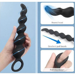 Guilty Toys Revis Πρωκτικές Μπίλιες 27cm Μαύρες