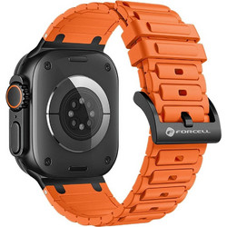 Forcell F-Design FA06 Λουράκι Σιλικόνης Orange (Apple Watch 38 / 40 / 41mm)