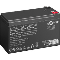 Goobay GO12-7.2 Μπαταρία Vrla 12V 7.2Ah