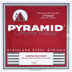 Pyramid 187643 Χορδή Ηλεκτρικού Μπάσου Stainless Steel 25"