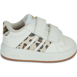 Adidas Grand Court 3.0 Παιδικά Sneakers Λευκά Καφέ KJ4831