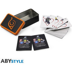 AbyStyle Naruto Shippuden Τράπουλα Μαύρη ABYJDC005