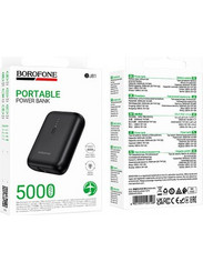 Borofone BJ81 Power Bank 5000mAh με Θύρα USB-A Black