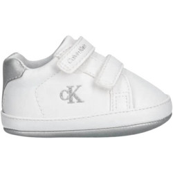 Calvin Klein Βρεφικά Sneakers Αγκαλιάς Άσπρο Ασημί V0A9-83201-1582-X025