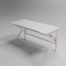 Homeone Gaming Γραφείο Ξύλινο 120x60x74cm D2105-WHITE