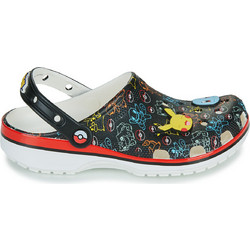 Crocs Pokemon Classic Clog Παιδικά Παπούτσια Θαλάσσης για Αγόρι Ανατομικά Μαύρα Κόκκινα 211344-90H