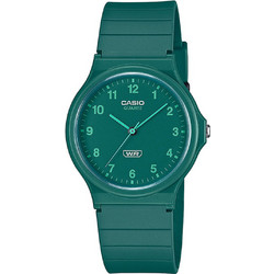 Casio Ανδρικό Ρολόι με Πράσινο Καουτσούκ Λουράκι MQ-24B-3BEF
