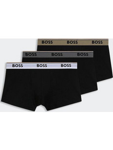Hugo Boss Power Ανδρικά Μποξεράκια Σετ 3Pack Μαύρα 50554693-004
