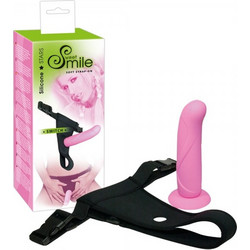 You2Toys SweetSmile Soft Switch Harness Strap On με Dildo Ροζ