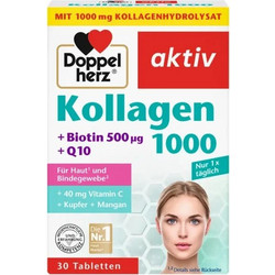 Doppelherz Collagen Biotin & Q10 με Βιταμίνη C 30 Ταμπλέτες