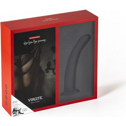 Virgite Unirvesal Large Harness Strap On με Dildo 17.5cm Μαύρο