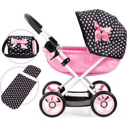 Bayer Pram Cosy Καρότσι για Κούκλα Ροζ 12760AA