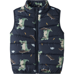 Name It Αμάνικο Παιδικό Μπουφάν Χειμωνιάτικο Puffer Μαύρο 13237568